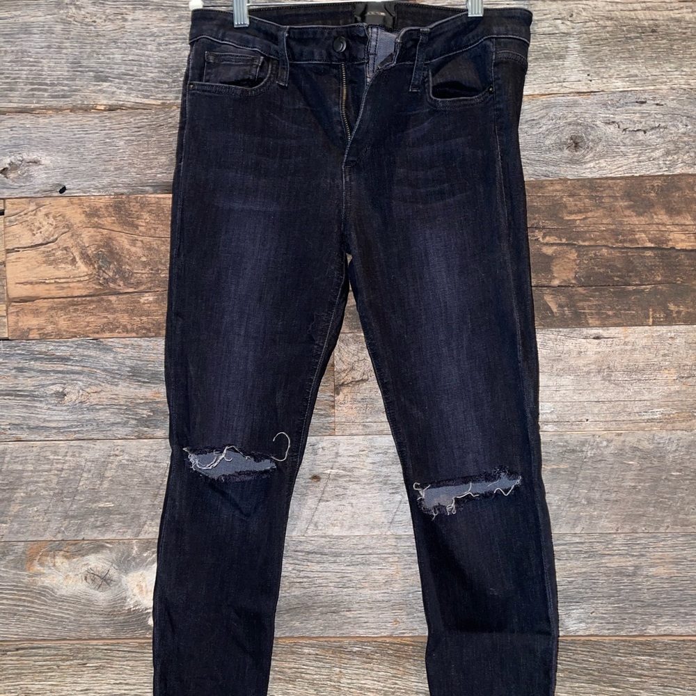Faded black distressed Joes jeans. Style jamilyn. Size 30.